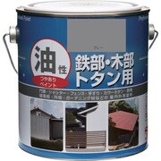 HYJ009-1.6 [ニッペ 油性鉄部・木部・トタン用 1.6L グレー]