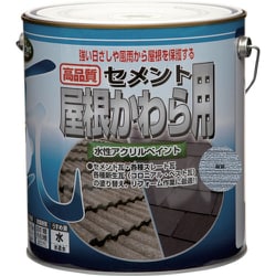 HYN003-3 [ニッペ 水性セメント屋根かわら用 3kg 銀鼠(安田色)]