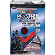 HYN303-14 [ニッペ 水性シリコントタン・ベスト瓦用遮熱塗料 14kg マルーン(こげ茶)]