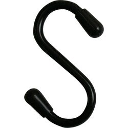ISH-50V-BLACK [ニッサチェイン 黒 Sフック 50mm(50個入)]