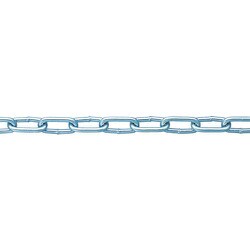 IW40 [ニッサチェイン 鉄ユニクロ溶接リンクチェイン 4mm×30m]