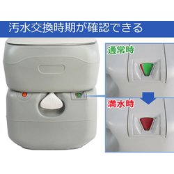 サンルック ポータブル水洗トイレ 21L SR-PT4521 SunRuck 水洗トイレ 21L 非常用トイレ ポータブルトイレ 簡易