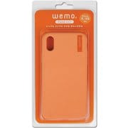 wemo ウェアラブルメモ ケースタイプ iPhone X/XS用 コーラルレッド