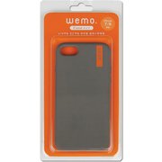 wemo ウェアラブルメモ ケースタイプ iPhone 7/8用 ダークグレー