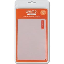 wemo ウェアラブルメモ パッドタイプL ピンク