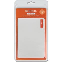wemo ウェアラブルメモ パッドタイプL ライトグレー