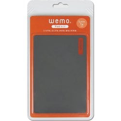 wemo ウェアラブルメモ パッドタイプL ダークグレー