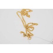 金K18喜平スライドネックレス 2面カット 13.0g 50cm 引輪