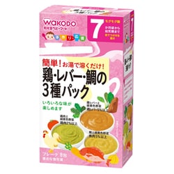 鶏・レバー・鯛の3種パック 1箱 [対象月齢：7ヶ月から]