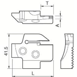 KGDFR-115-5C-C [京セラ 溝入れ用ホルダ]