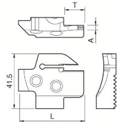KGDFR-115-6C-C [京セラ 溝入れ用ホルダ]