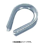 KM-6 [水本 ステンレス 豆シンブル 使用ロープ径6mm （849-1719） 1個]