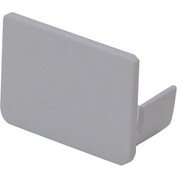 マサル エムケーダクト付属品 エンド差込型 4号100型 グレー 1個 KMDE4101