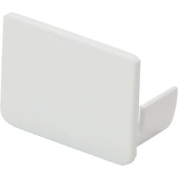 マサル エムケーダクト付属品 エンド差込型 5号150型 ホワイト 1個 KMDE5152