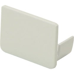 マサル エムケーダクト付属品 エンド差込型 5号150型 ミルキーホワイト 1個 KMDE5153