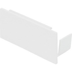 マサル エムケーダクト付属品 エンド差込型 6号200型 ホワイト 1個 KMDE6202