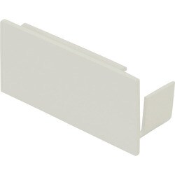 マサル エムケーダクト付属品 エンド差込型 6号200型 ミルキーホワイト 1個 KMDE6203