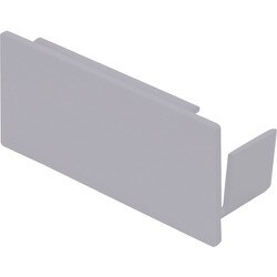 マサル エムケーダクト付属品 エンド差込型 7号 グレー 1個 KMDE71