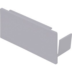 マサル エムケーダクト付属品 エンド差込型 7号200型 グレー 1個 KMDE7201