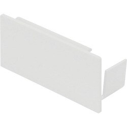 マサル エムケーダクト付属品 エンド差込型 7号200型 ホワイト 1個 KMDE7202