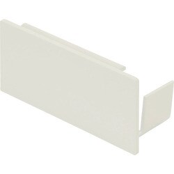 マサル エムケーダクト付属品 エンド差込型 7号 ミルキーホワイト 1個 KMDE73