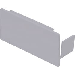 マサル エムケーダクト付属品 エンド差込型 8号150型 グレー 1個 KMDE8151