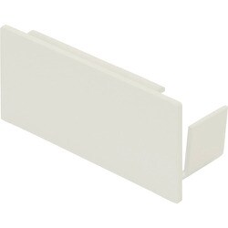 マサル エムケーダクト付属品 エンド差込型 8号150型 ミルキーホワイト 1個 KMDE8153