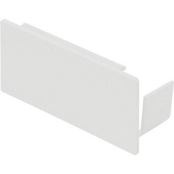 マサル エムケーダクト付属品 エンド差込型 8号200型 ホワイト 1個 KMDE8202