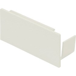 マサル エムケーダクト付属品 エンド差込型 8号200型 ミルキーホワイト 1個 KMDE8203