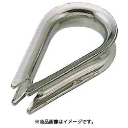 水本 ステンレス 板シンブル 使用ロープ径8～10mm （849-1746） 1個 KRN-8-10