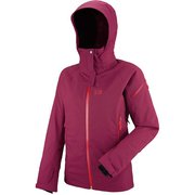 LD WHISTLER STRETCH JKT MIV6981 7829 VELVET RED/HIBI XSサイズ（日本：Sサイズ） [スキーウェア ジャケット レディース]