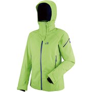LD WHISTLER STRETCH JKT MIV6981 8314 ACID GREEN/PURP Mサイズ（日本：Lサイズ） [スキーウェア ジャケット]
