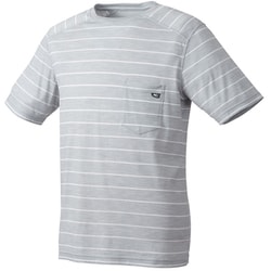 S/S Border T-Shirt (GRAY × BLACK) XL