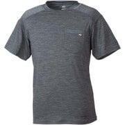 WOOL BORDER T-SHIRT SS MIV01583 6561 DEEP HEATHER Lサイズ（日本：XLサイズ） [アウトドア カットソー]