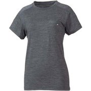 LD WOOL BORDER T-SHIRT MIV01599 6561 DEEP HEATHER Lサイズ（日本：XLサイズ） [アウトドア カットソー]