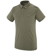 IMJA WOOL POLO MIV7695 7094 GRAPE LEAF Mサイズ（日本：Lサイズ） [アウトドア カットソー]