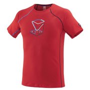 TRILOGY DELTA CUBE TS SS MIV8400 RED-ROUGE Lサイズ（日本：XLサイズ） [アウトドア カットソー メンズ]