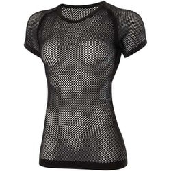 ドライナミック メッシュ ショートスリーブ LD DRYNAMIC MESH SS MIV01708 BLACK/NOIR 0247 Sサイズ [アウトドア アンダーウェア レディース]