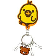 リラックマ ラバークリップキーチェーン キイロイトリ [キャラクターグッズ]