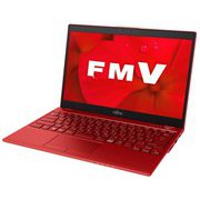 ノートパソコン LIFEBOOK UHシリーズ/13.3型ワイド/Corei5-8265U/メモリ 8GB/SSD 256GB/ドライブレス/Windows 10 Home 64ビット/Office Home and Business 2019/ガーネットレッド FMVU75D2R