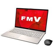 ノートパソコン LIFEBOOK NHシリーズ/17.3型ワイド/Corei7-9750H/メモリ 8GB/SSD 256GB+HDD 1TB/Blu-rayドライブ/Windows 10 Home 64ビット/Office Home and Business 2019/日本語配列/シャンパンゴールド FMVN90D2G
