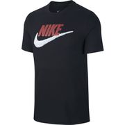 ナイキ ブランド マーク S/S Tシャツ NJP-AR4994-013 ブラック/ユニバーシティレッド/ホワイト Mサイズ [機能性スポーツウェア シャツ メンズ]