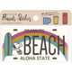 幅広耐熱耐水ステッカー ALOHA PKS183