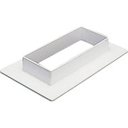 LDF352 [マサル エルダクト付属品 フランジ 3030型 ホワイト 1個]
