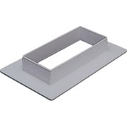 LDF421 [マサル エルダクト付属品 フランジ 4020型 グレー 1個]
