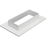 LDF422 [マサル エルダクト付属品 フランジ 4020型 ホワイト 1個]