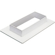 LDF432 [マサル エルダクト付属品 フランジ 4030型 ホワイト 1個]