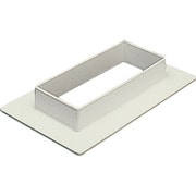 LDF433 [マサル エルダクト付属品 フランジ 4030型 ミルキーホワイト 1個]