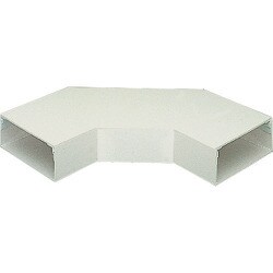 マサル エルダクト付属品 平面大マガリ 3030型 ミルキーホワイト 1個 LDM2353