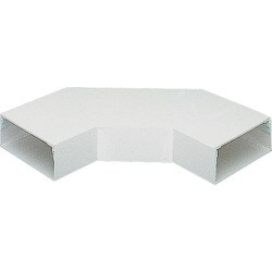 マサル エルダクト付属品 平面大マガリ 4020型 ホワイト 1個 LDM2422